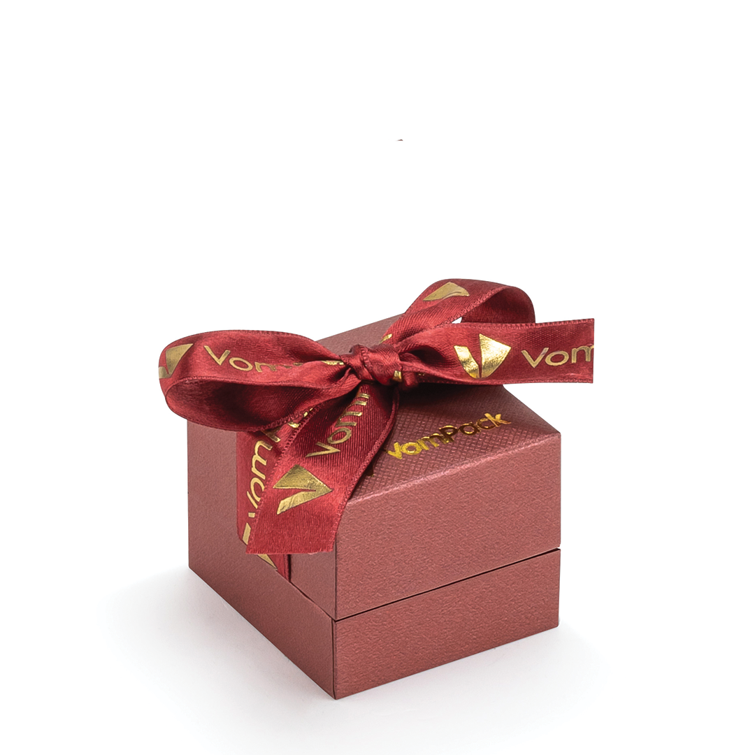 Maroon Roll Ring Box