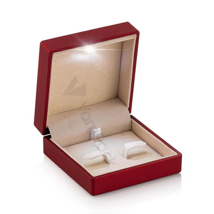 Red Led Light Jewelry Bracelet Miniset Box