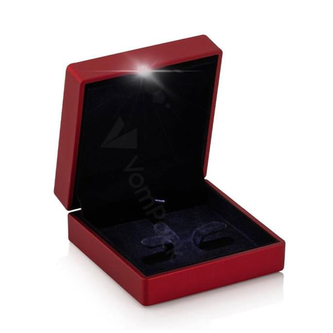 Red Led Light Jewelry Bracelet Miniset Box
