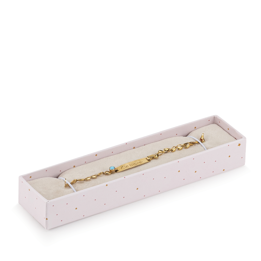 Girl Child Cardboard Necklace Box