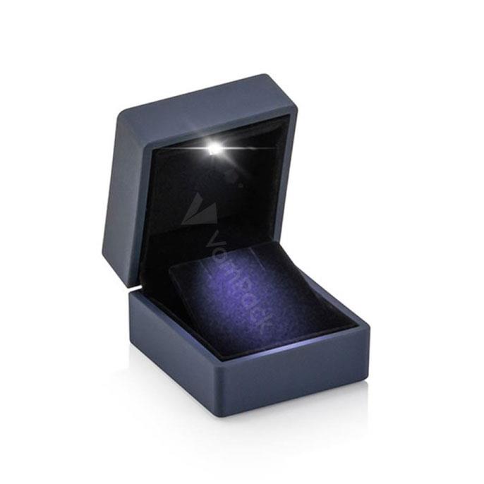Navy Blue Led Light Earring Box