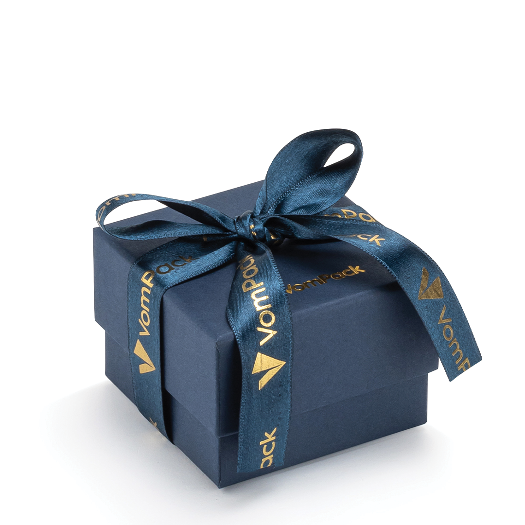Navy Blue Large Roll Ring Box