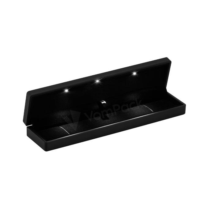 Black Led Light Necklace Box