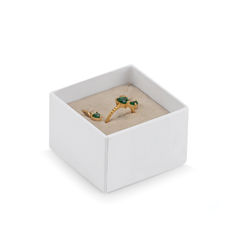 Classic White Ring or Earring Box