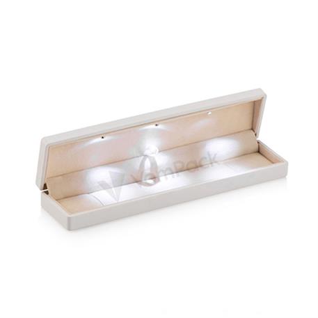 White Led Light Necklace Box
