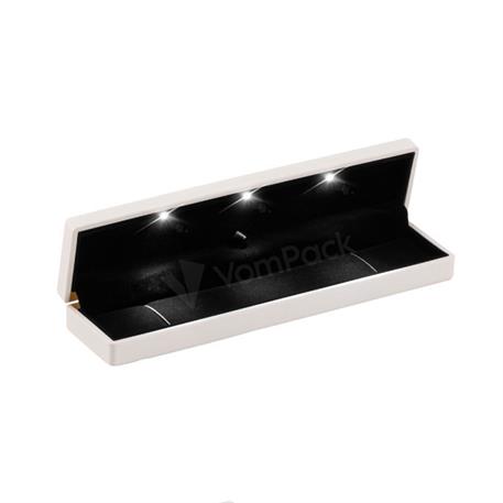 White Led Light Necklace Box
