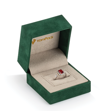 Yeşil Rulo Büyük Yüzük Kutusu