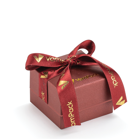 Bordo Işıklı Büyük Küpe Kutusu