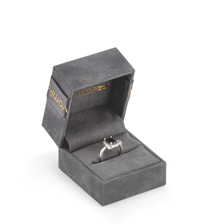 Gri Rulo Küçük Yüzük Kutusu