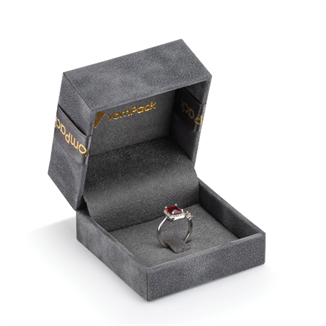 Gri Tırnaklı Büyük Yüzük Kutusu