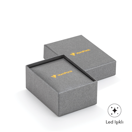 Gri Işıklı Kolye Kutusu