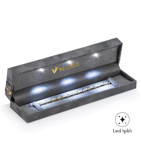 Gri Işıklı Bileklik Kutusu