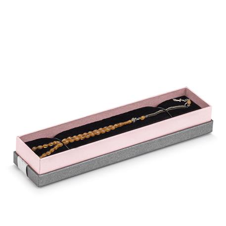 Gri Kurdeleli Tesbih Kutusu