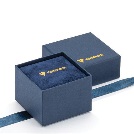 Lacivert Büyük Küpe Kutusu