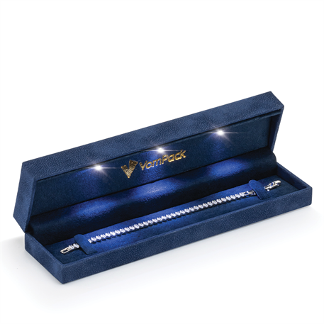 Lacivert Işıklı Bileklik Kutusu