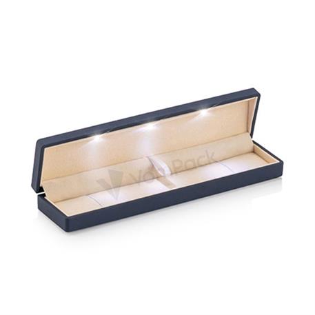 Navy Blue Led Light Necklace Box