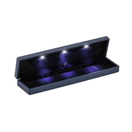 Navy Blue Led Light Necklace Box