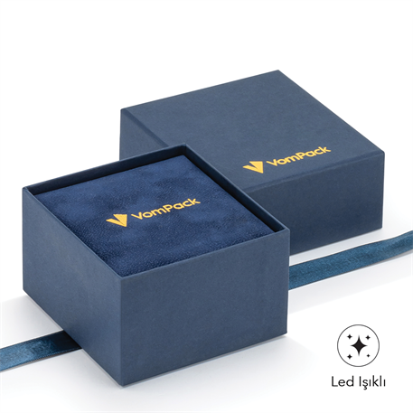 Lacivert Işıklı Kelepçe Kutusu