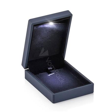 Lacivert Işıklı Kolye Kutusu