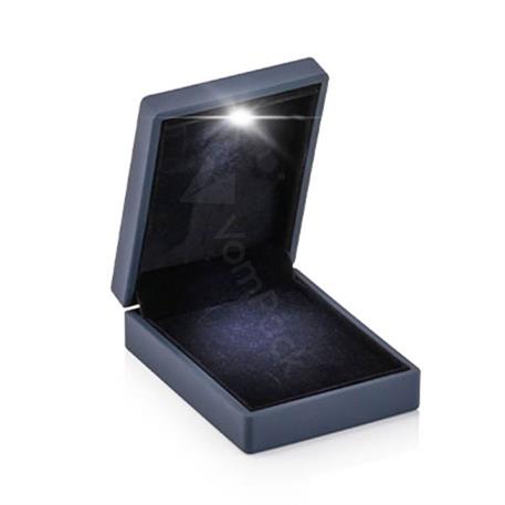 Lacivert Işıklı Kolye Miniset Kutusu