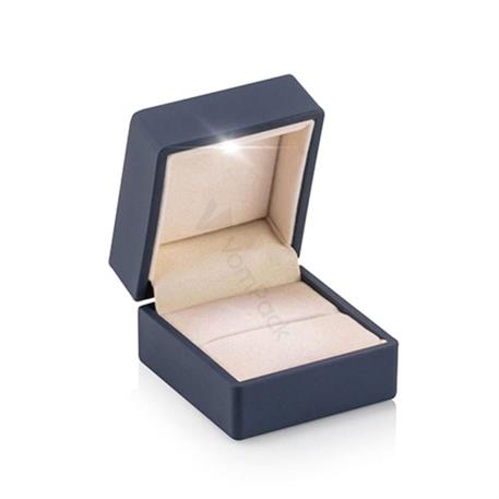 Navy Blue Led Light Ring Box