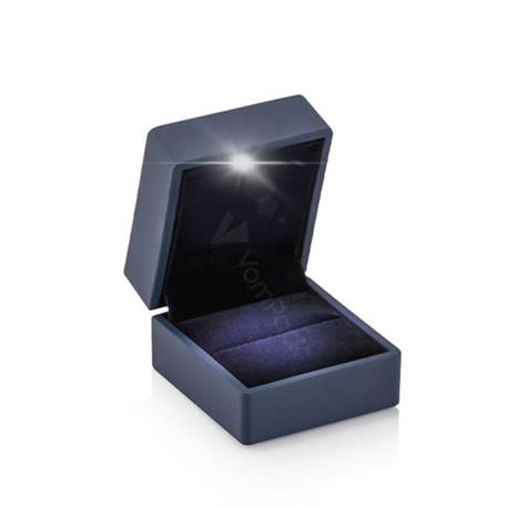 Navy Blue Led Light Ring Box