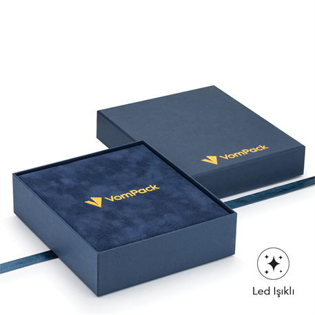 Lacivert Işıklı Set Kutusu