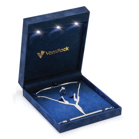 Lacivert Işıklı Set Kutusu