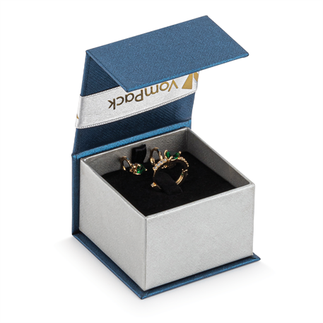 Lacivert Yüzük veya Küpe Kutusu