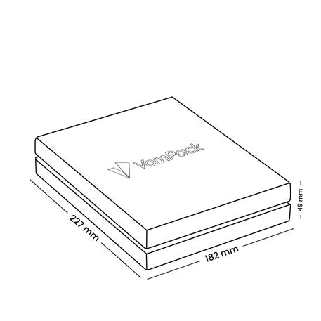 White Double Covered Set Box