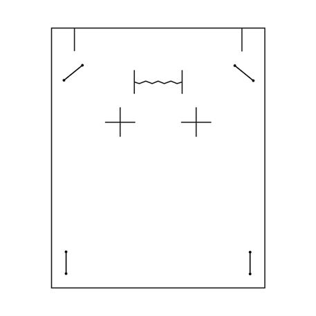 White Double Covered Set Box