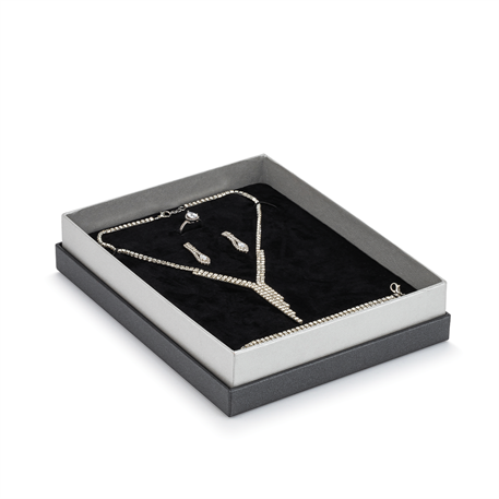 Black Double Covered Set Box