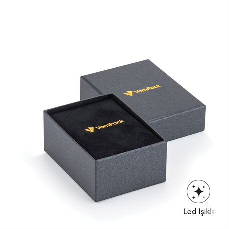 Siyah Işıklı Kolye Kutusu