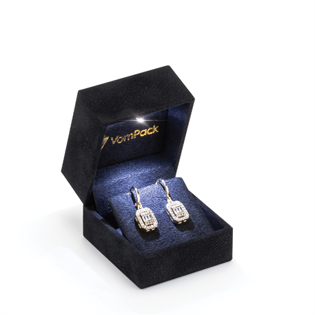 Siyah Işıklı Küçük Küpe Kutusu