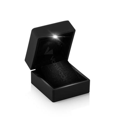 Siyah Işıklı Küpe Kutusu