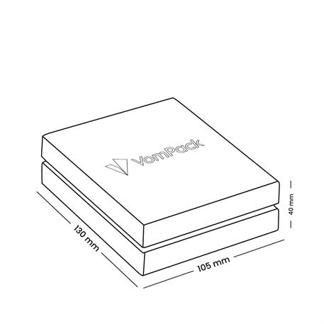 Black Double Covered Panset Box