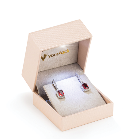 Somon Işıklı Büyük Küpe Kutusu