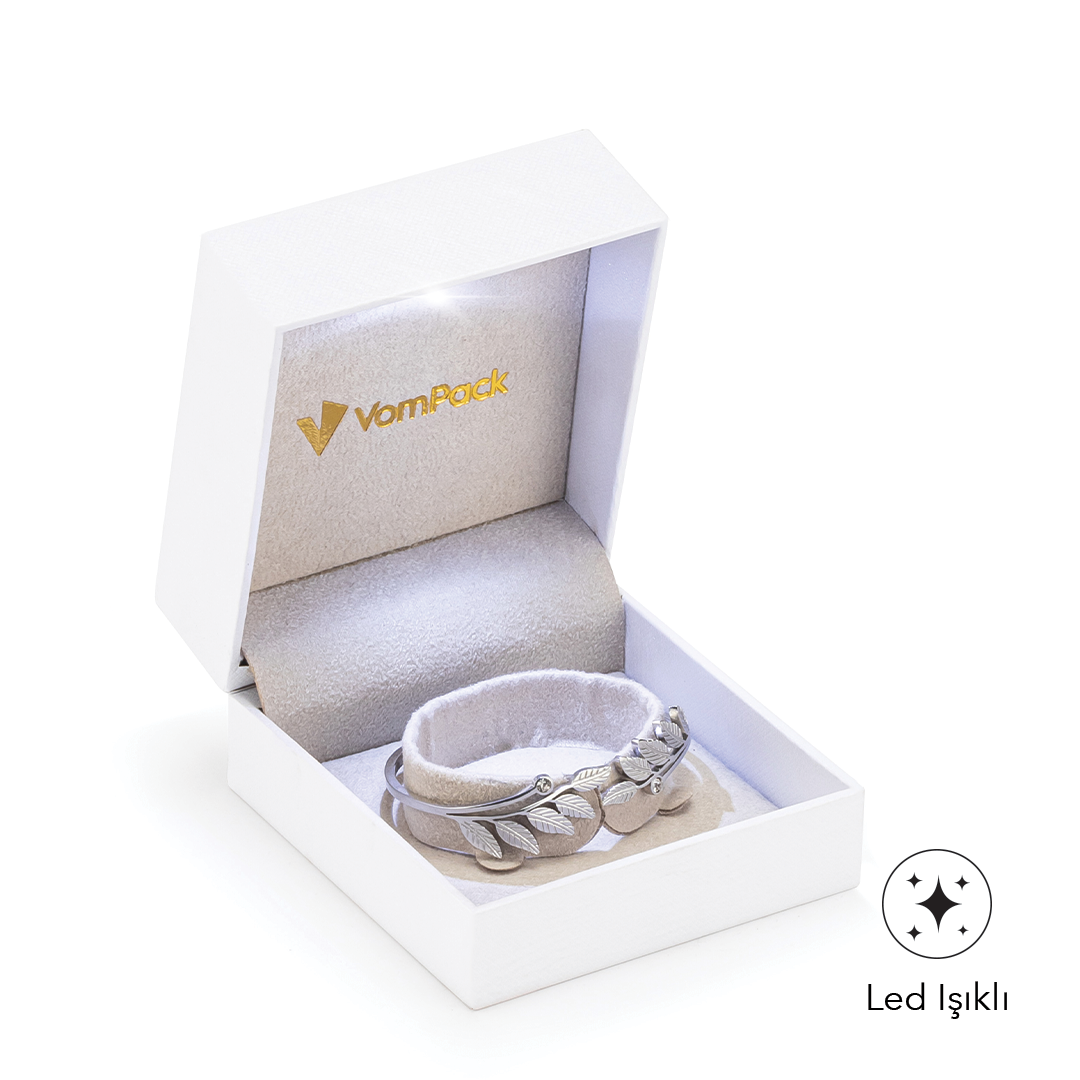 E100 Diamond Beyaz Işıklı Kelepçe Kutusu