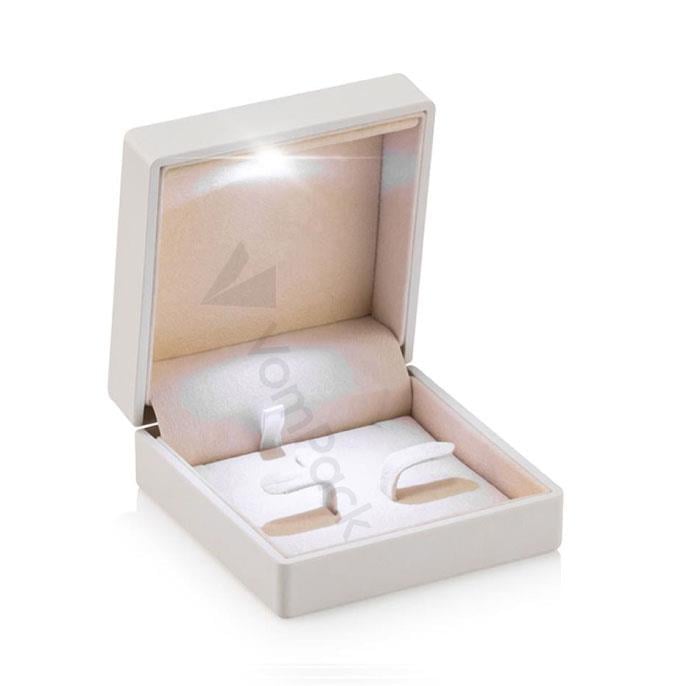 White Led Light Jewelry Bracelet Miniset Box
