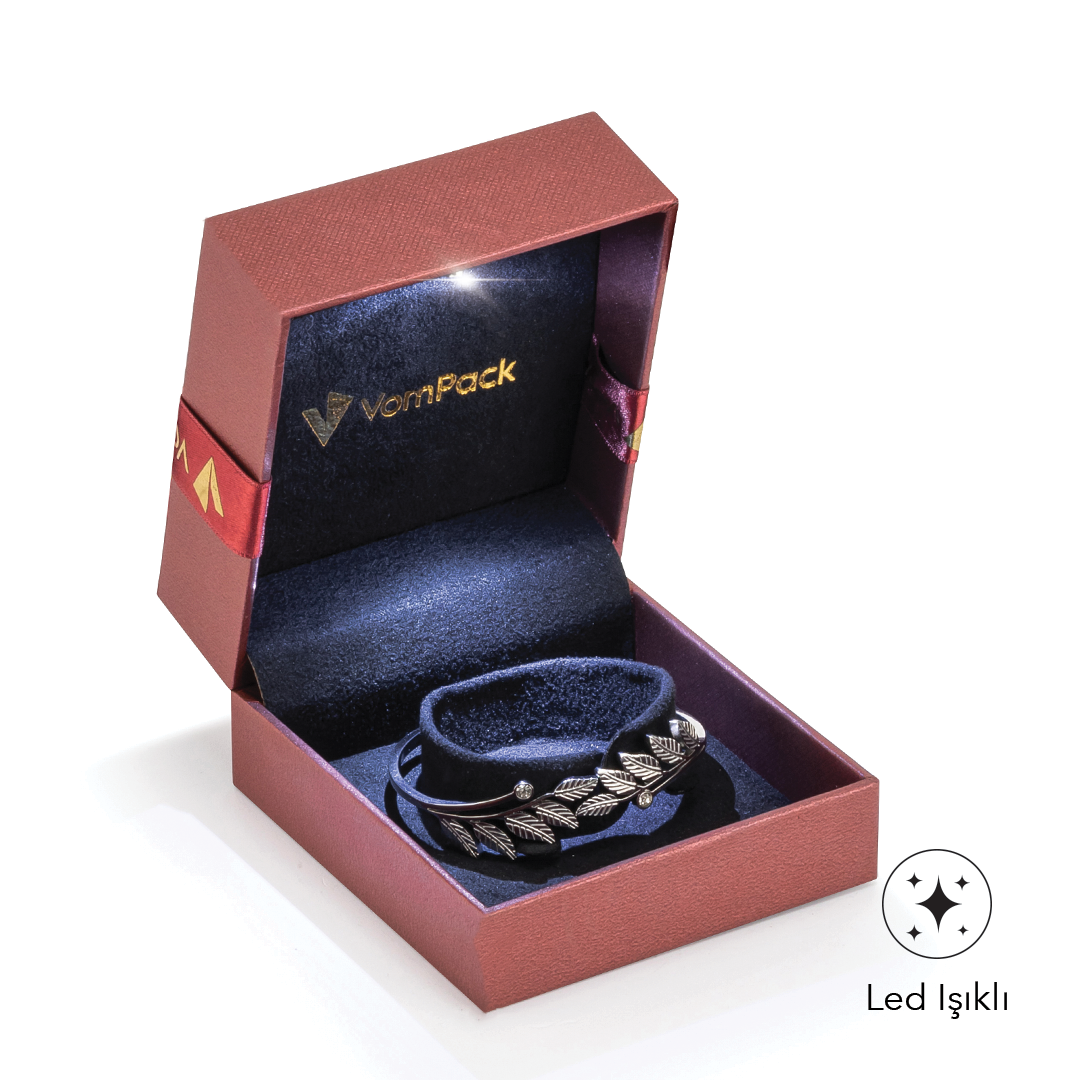 E200 Diamond Bordo Işıklı Kelepçe Kutusu