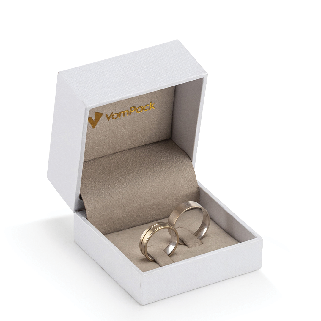 E100 Diamond Beyaz Alyans Kutusu