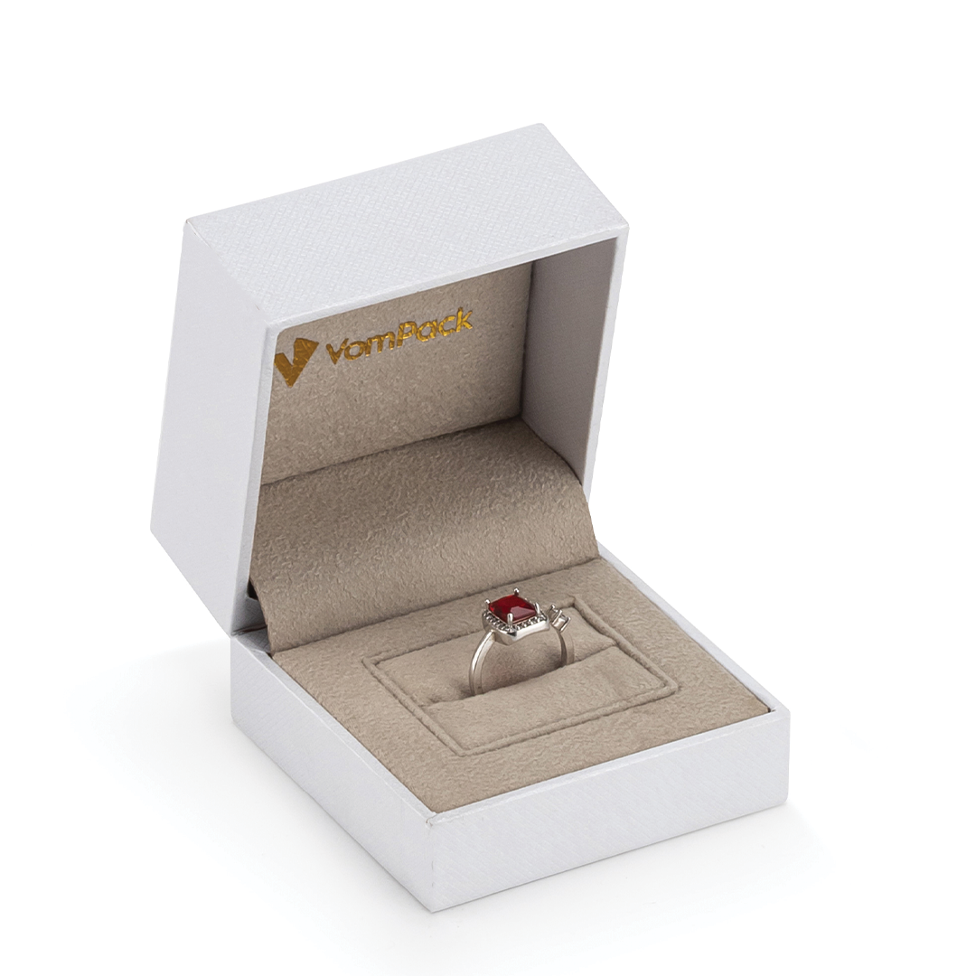 E100 Diamond Beyaz Rulo Büyük Yüzük Kutusu