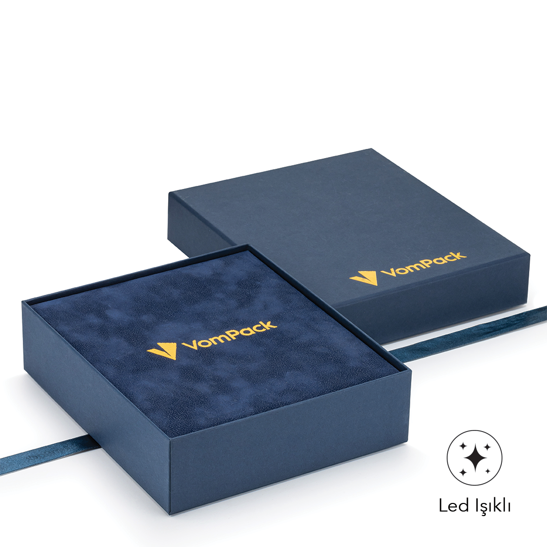 Lacivert Işıklı Set Kutusu