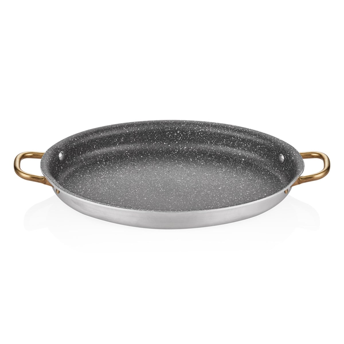 Alu Granite Oval Omelette Pan 28*21*4cm 