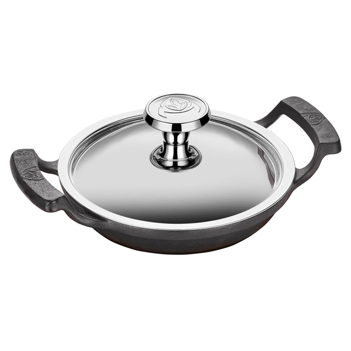 CAST IRON A2 DISH 16CM + S/S LID