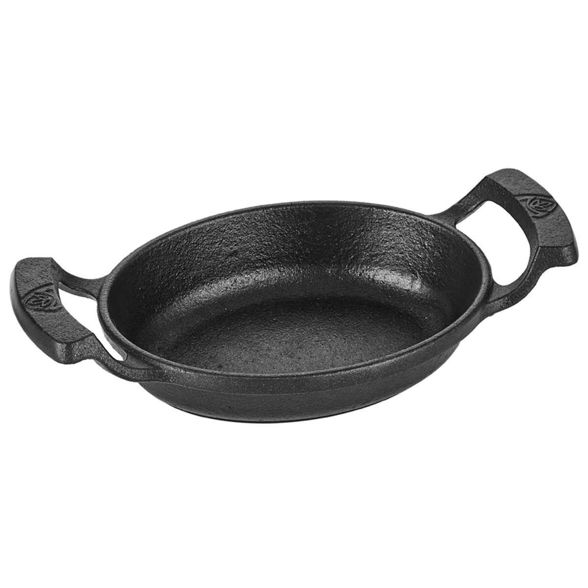 CAST IRON OVAL DISH 16*12CM