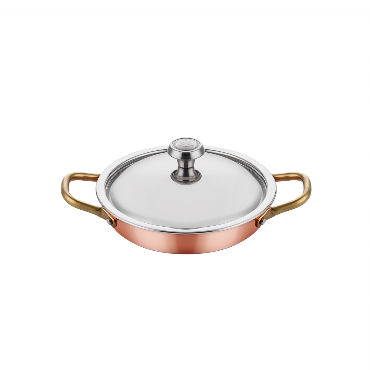 MM COPPER ROUND DISH + LID