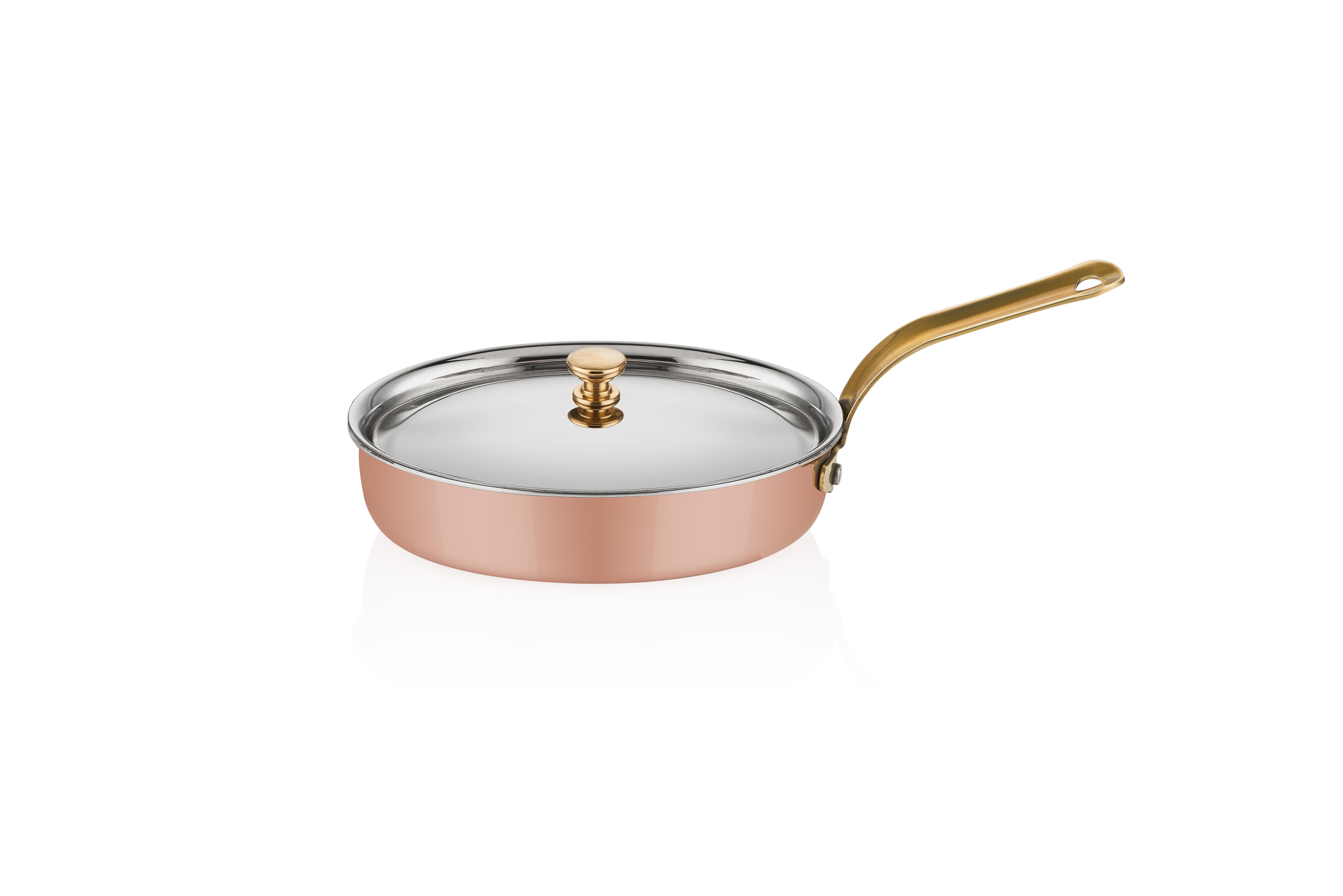 MULTI METAL COPPER MINI OVAL CASSEROLE 11*17CM