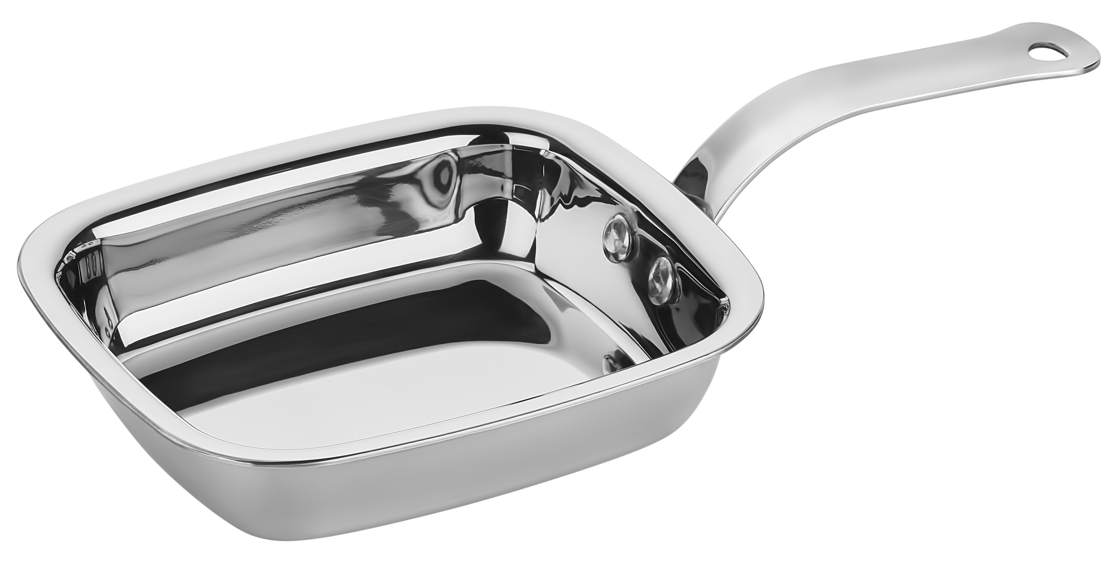 Multi-Metal Steel Square Mini Frying Pan