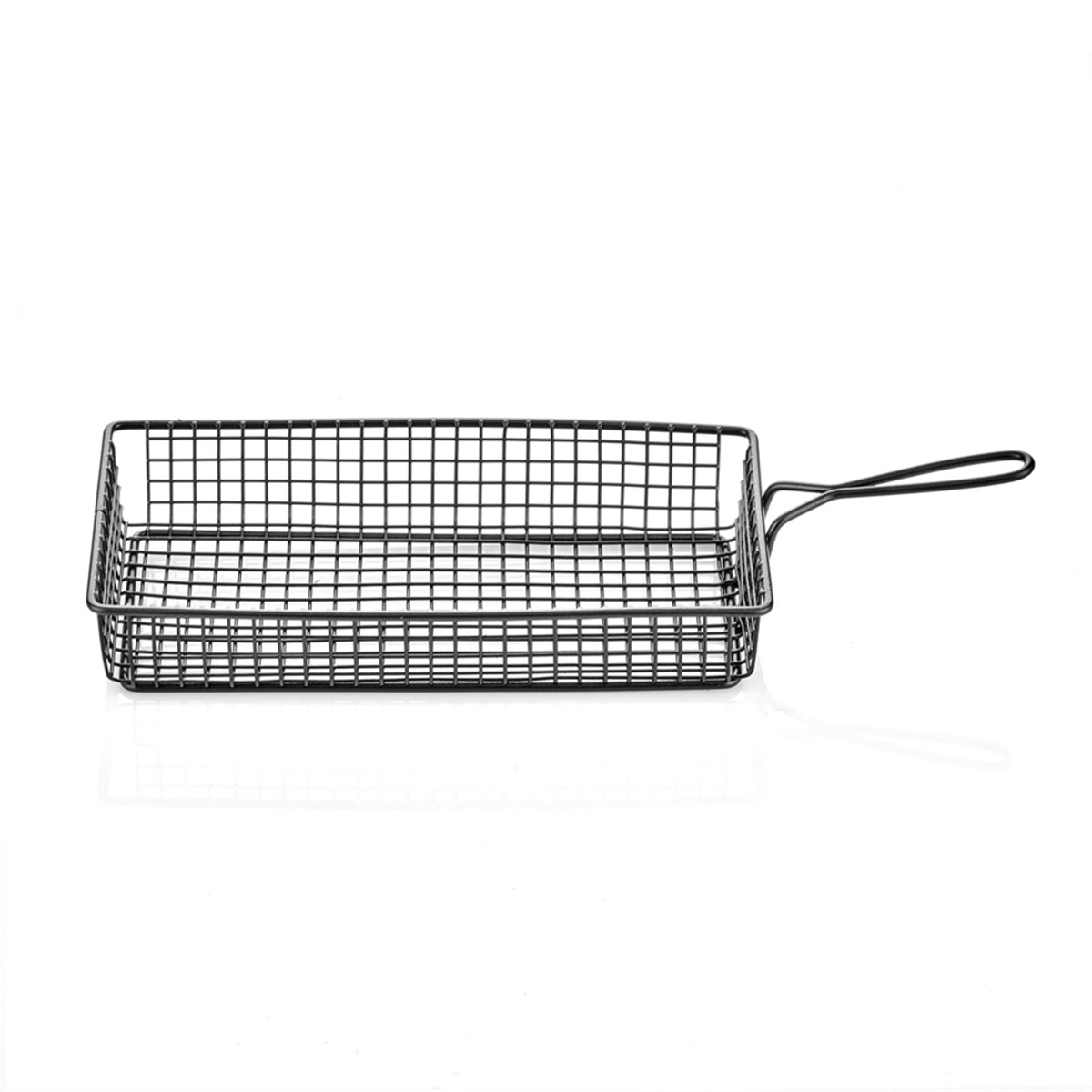 RECTANGLE SERVING BASKET W/HANDLE